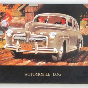 m  Ford Auto Travel Log Book. NEW. (vintage)